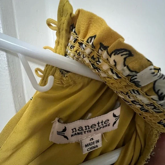 Floral Yellow Dress - Picture 5 of 6